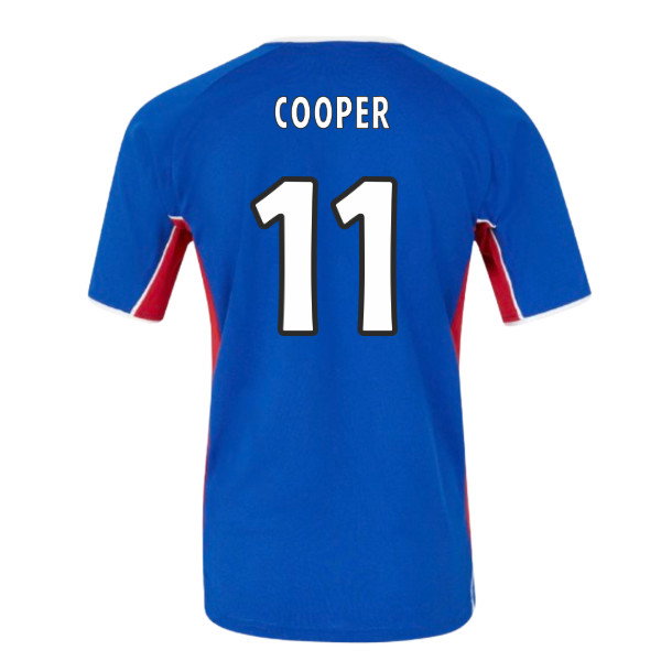 2001-2002 Rangers Retro Home Shirt (COOPER 11)-PitchVibe Kits